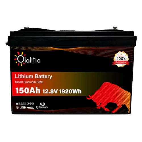 Lithium Battery 12V 150Ah Olalitio OLA-12-150-P Bluetooth