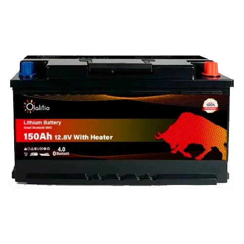 Lithium Battery 12V 150Ah Olalitio OLA-12-150-SH Under-Seat Heating Bluetooth