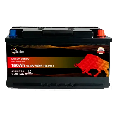Lithium Battery 12V 150Ah Olalitio OLA-12-150-SH Under-Seat Heating Bluetooth