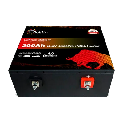 Lithium Battery 12V 200Ah Olalitio OLA-12-200-MH Under-Seat Heating Bluetooth