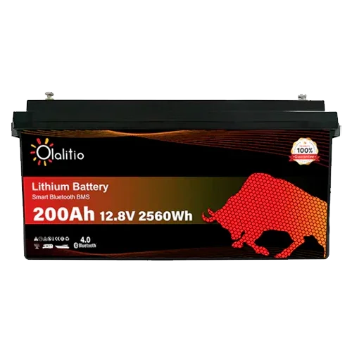 Lithium Battery 12V 200Ah Olalitio OLA-12-200-P Bluetooth