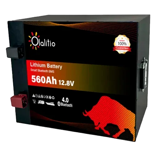 Lithium Battery 12V 560Ah Olalitio OLA-12-560-M Under Seat Bluetooth