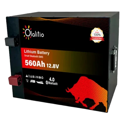 Lithium Battery 12V 560Ah Olalitio OLA-12-560-M Under Seat Bluetooth