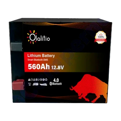 Lithium Battery 12V 560Ah Olalitio OLA-12-560-M Under Seat Bluetooth
