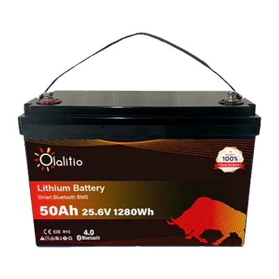 Lithium Battery 24V 50Ah Olalitio OLA-24-50 Bluetooth