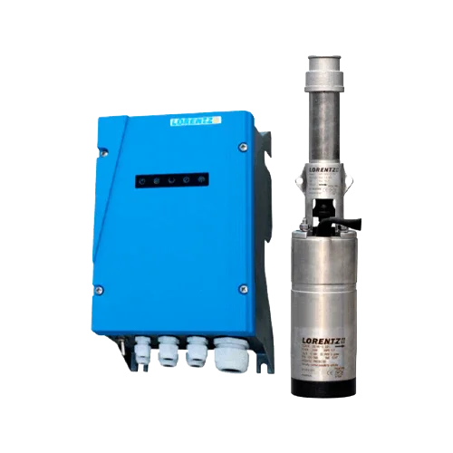 Lorentz PS2-150 AHRE-07S 1.4 m³/h 60 m helical submersible solar pump with controller