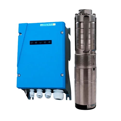 Lorentz PS2-150 C-SJ5-4 Submersible Solar Pump 6.1 m³/h 12 m centrifugal with controller