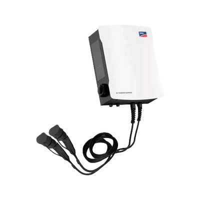 Commercial Charger SMA EV Charger Business 2x22kW EVCB-3AC-10 with Cable