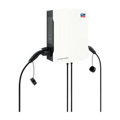 Commercial Charger SMA EV Charger Business 2x22kW EVCB-3AC-10 with Cable