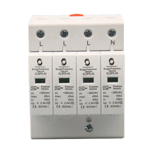XLSPD-40 4P 385V AC Type 2 Surge Protector