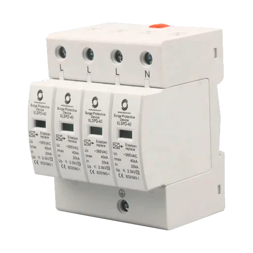 XLSPD-40 4P 385V AC Type 2 Surge Protector