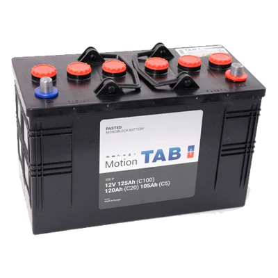12V Deep Cycle Battery TAB Motion 105P | 125Ah