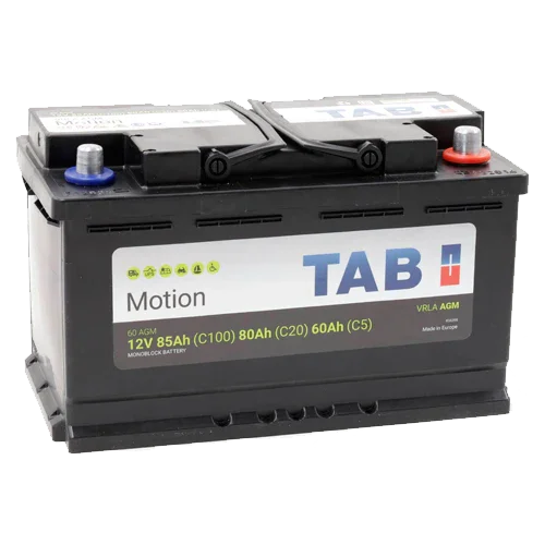 AGM Battery 12V TAB Motion 60AGM | 85Ah Deep Cycle