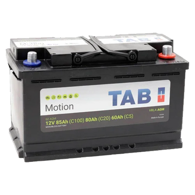 AGM Battery 12V TAB Motion 60AGM | 85Ah Deep Cycle