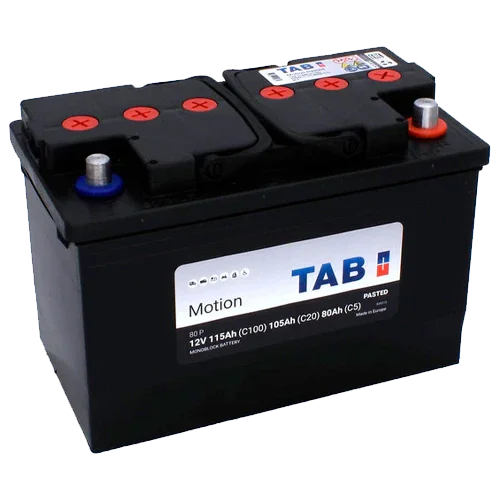 12V Deep Cycle Battery TAB Motion 80P | 115Ah