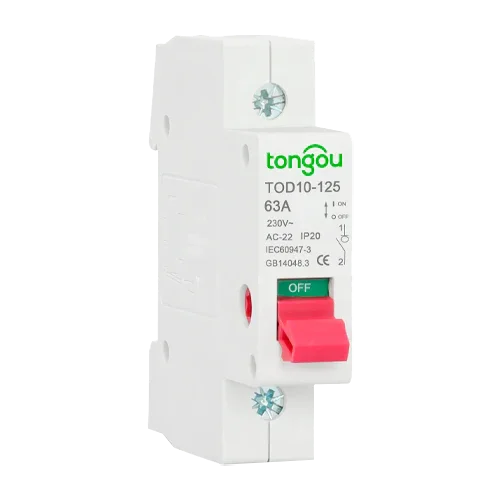 Miniature Circuit Breaker 1P 230V 125A Tongou TOD10-125