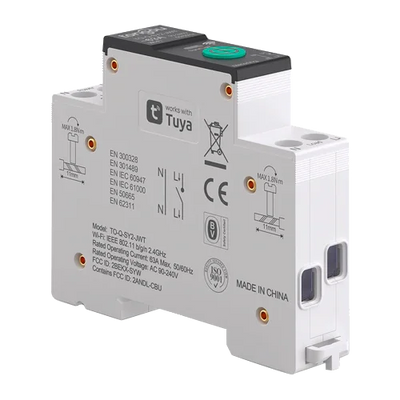 TUYA WiFi Smart Circuit Breaker 1P 63A TO-Q-SY2-JWT with Meter