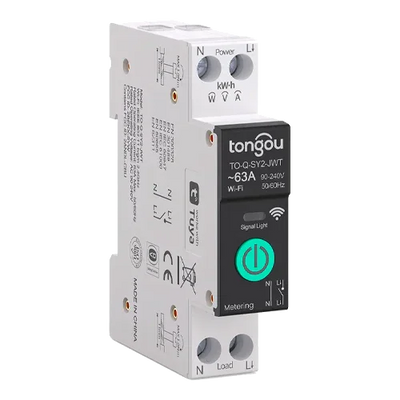 TUYA WiFi Smart Circuit Breaker 1P 63A TO-Q-SY2-JWT with Meter