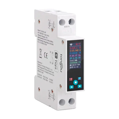 TUYA WiFi Smart Circuit Breaker 1P 50A TO-Q-SYS-JWT with LCD and Meter