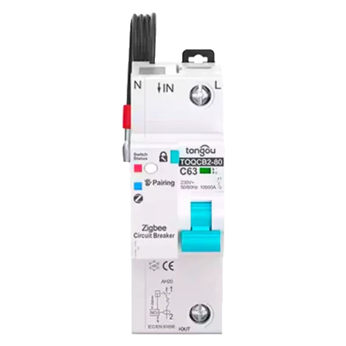 Tongou Smart Circuit Breaker 1P TOQCB2-80 1-63A Curve C Zigbee