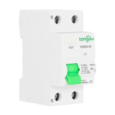 Type A Differential 2P 50A 30mA Tongou TORD4-63