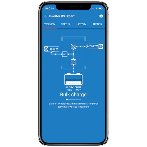 Inverter with MPPT Victron RS Smart Solar 48V 6000VA 48/6000
