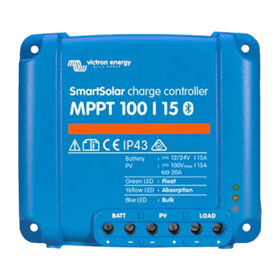 MPPT Charge Controller Victron SmartSolar 100/15 12/24V 15A Bluetooth
