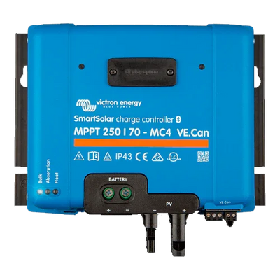 MPPT Charge Controller Victron SmartSolar 250/70-MC4 VE.Can 12/24/48V 70A Bluetooth