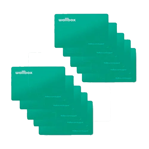 Pack of 10 RFID Cards Wallbox for EV Chargers