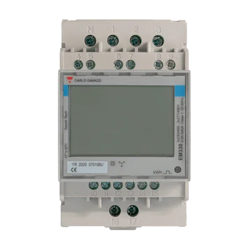 Wallbox Three-phase Power Meter 250A Carlo Gavazzi EM330