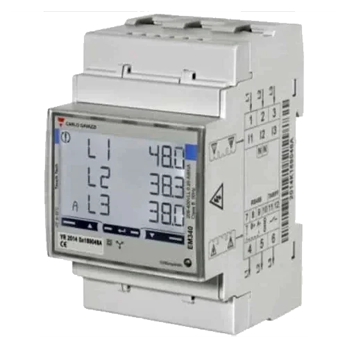 Wallbox Power Meter Three-phase 65A Carlo Gavazzi EM340