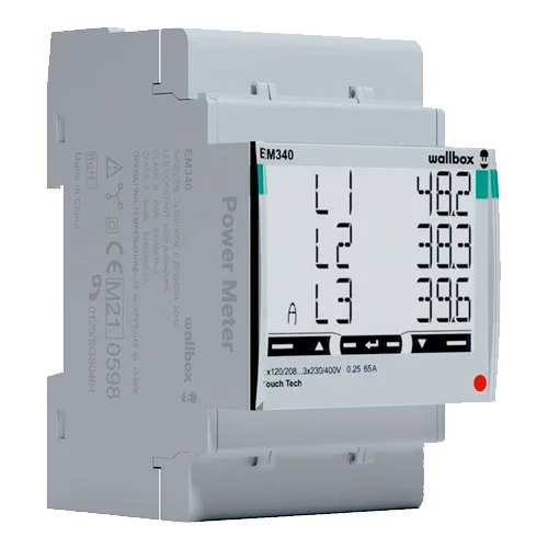 Wallbox Power Meter Three-phase 65A Carlo Gavazzi EM340