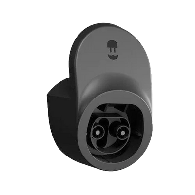 Wallbox Support for Type 2 Connector Black