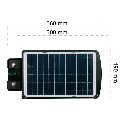 Solar Street Light 30W 6000K 610 lm 5Ah JNL-74810