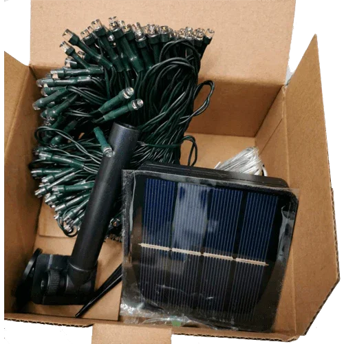 Solar Garland 200 LEDs 3000K Outdoor JND-9138H